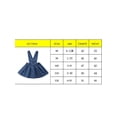 thumbnail image 7 of LMLYSoH Little Girls Suspender Skirt, Denim Solid Color Waist Elastic Band Wild Fashion Skirt, Baby Girls Overall Skirt, 7 of 7