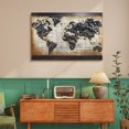 thumbnail image 6 of Empire Industrial Art Direct World Map 2 Hand Painted 3D Wall Sculpture, 6 of 10