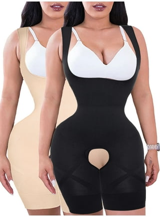 Lilvigor Women Full Body Shapewear Waist Trainer Cincher Corset Tummy Body  Shaper Control Thigh Slimmer Bodysuit 