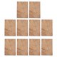thumbnail image 1 of Pack of 10 self-adhesive replacement cork sheets for soprano, alto, tenor saxophone, 1 of 4