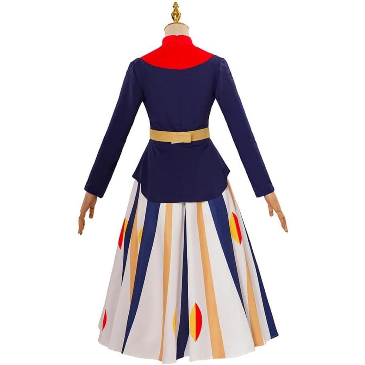 Women's Retro-Inspired Franny Robinson Costume Set - Printed Top & Skirt Outfit
