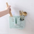 thumbnail image 4 of Homoyoyo 2Pcs Multifunctional Dishwasher Utensil Basket for Drying and Storing Light Green, 4 of 8