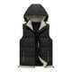 thumbnail image 1 of Ceisia Warm Windproof Men's Loose Fit Detachable Hooded Down Cotton Vest Gift, 1 of 8