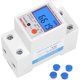 thumbnail image 5 of Single-Phase Multifunction Electronic Energy Meter with LCD Display - DIN Rail Mount - 5-80A 230V - Size: 7.8x3.5x6.5cm, 5 of 5