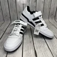 thumbnail image 1 of Men's Ad-id-as Original's Forum Low Lace-Up Lifestyle Shoes White / Black FY7757, 1 of 6