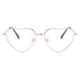thumbnail image 2 of Gafas Blue Light Gleyemor en forma de corazón para mujer en oro rosa, 2 of 7