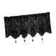 thumbnail image 5 of Cortina de cenador Tratamiento de la ventana de ventana aislada Ventana corta Bolsillo para la barra del dormitorio Sala de estar Baño de estar Negro S, 5 of 8