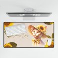 thumbnail image 4 of Happy Women's Day Sphynx Sunflower Vintage Proud Mom Desk Mat Full Keyboard Mouse Pad Cat Lover Kitten Owner Gifts Idea Large Mousepad - 02030, 4 of 5