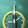 thumbnail image 4 of Ohufall Data Cable Included Rechargeable Electric Toothbrush 6 Brush Heads 5 Cleaning Modes Faster Charging Soft Bristle, 4 of 5