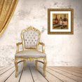 thumbnail image 3 of Medley, Elizabeth 12x12 Gold Ornate Wood Framed with Double Matting Museum Art Print Titled - Bottle of Wine II, 3 of 4