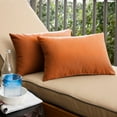 thumbnail image 5 of Sunbrella  Canvas Indoor/Outdoor Knife Edge Pillow (Set of 2) Canvas Skyline 16 in H x 26 in W, 5 of 5