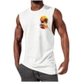 thumbnail image 1 of Pullover de Moda Casual para Hombres Cuello Redondo sin Mangas Suelto Primavera Y Verano, 1 of 5