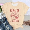 thumbnail image 5 of Womens Crew Neck T-Shirt Graphic Printed Vacation Blouses Loose Casual Short Sleeve Tops Fashion, 5 of 5