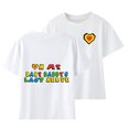 thumbnail image 5 of Atogsazn Toddler Girl Boy Clothes Clearance Unisex Toddler Summer Casual Cotton Short Sleeve Round Neck Printed T-Shirt Graphic Tee Tops 11-12 Years White, 5 of 5