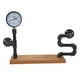 thumbnail image 1 of Estante de pared de hierro forjado estante de almacenamiento para colgar en la pared de estilo industrial de aplicación amplia de madera carbonizada de acero maleable para baño ANGGREK Otros, 1 of 8