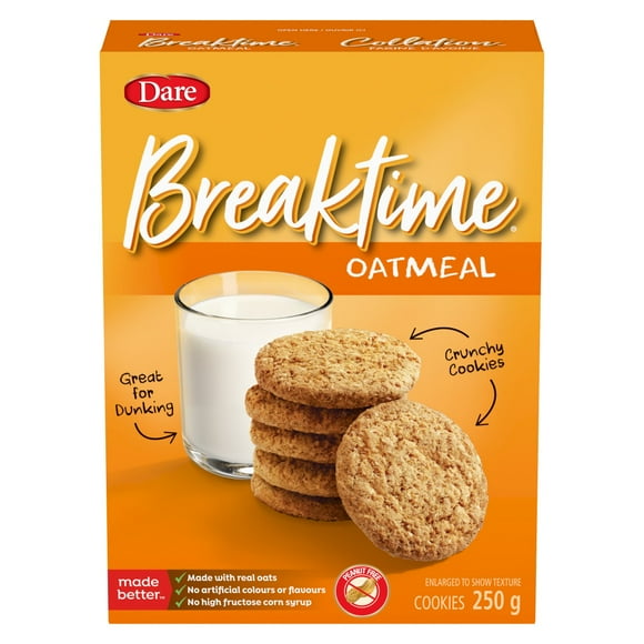 Collation Farine d’avoine, Biscuits Dare 250g