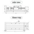 thumbnail image 3 of New CNC Linear Guide Rail Slide Stage Actuator With Nema 23 Stepper Motor 300mm, 3 of 10