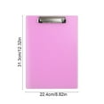 thumbnail image 3 of A4 Board Clip, Transparent Plastic Board, Office Folder, Durable Design + Lightweight, for Scholars, Organizing Documents, Writing Pad, Data Board, Contract Clip, Food Order Clip,vsgery, 3 of 9