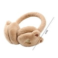 thumbnail image 6 of Embroidery Bear Shape Elastic Cute Non-slip Women Earmuffs Winter Soft Thickened Plush Headband Ear Warmer, 6 of 8
