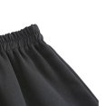 thumbnail image 5 of Aayomet Maxi Skirt Women's Solid Flared Lightweight Elastic Waist Classic Midi Skirt,Black S, 5 of 5