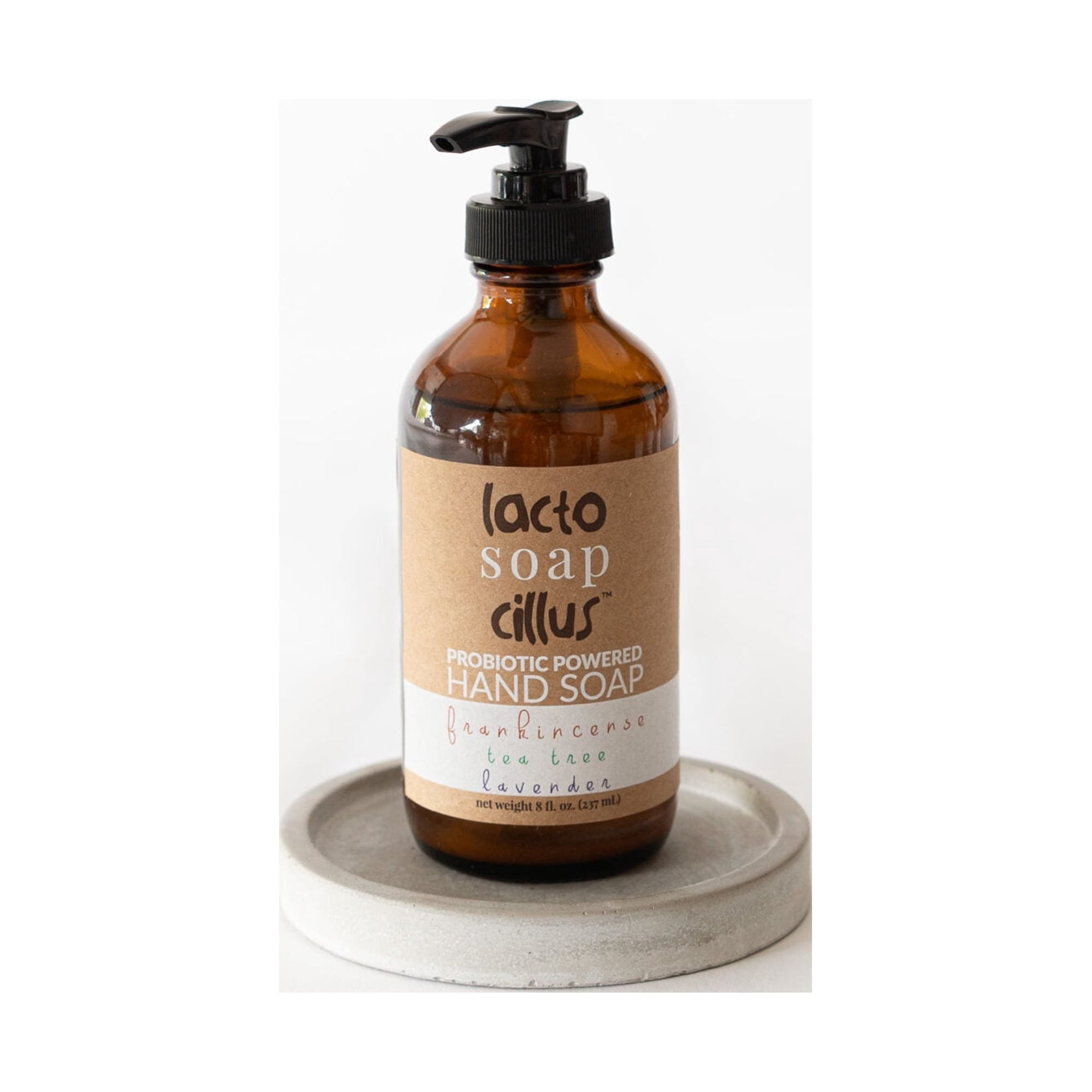 Probiotic Liquid Hand Soap – Natural Moisturizing Formula with Frankincense, Tea Tree & Lavender, Vegan, Palm Oil Free, 8 fl oz