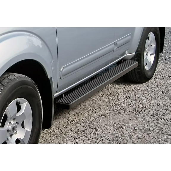 APS Running Boards 4 inches Matte Black Compatible with Nissan Pathfinder 2005-2012 (Nerf Bars Side Steps Side Bars)
