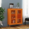 thumbnail image 1 of vidaXL Armoire de Rangement Orange 80x35x101,5 cm Acier, 1 of 5