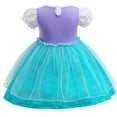 thumbnail image 2 of Emy Dola Baby Girl Cartoon Lace Dress Toddler Puff Sleeve Princess Tutu Dress Kids Wedding Party Dress Up, 2 of 4
