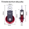 thumbnail image 1 of MYG Cable Pulley Wheel Roller Workout Pulley Wheel for Pulley Block 70mm 75Mm, 1 of 9
