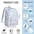 thumbnail image 5 of Fashion Butterfly Print Vintage Backpack – Large Capacity Travel Backpack with Durable Oxford Material and Anti-theft Multifunctional Design for School, Gym, and Campus Commuting, 5 of 5