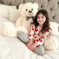 thumbnail image 5 of MorisMos Giant Teddy Bear 4ft Stuffed Animal Soft Big Stuffed Bear Plush Toy, 5 of 9
