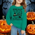 thumbnail image 2 of Mercatoo Teen Girls Halloween Sweatshirts Cute Letter Graphic Crew Neck Pullover Tops Long Sleeve Fall Oversized Tops Clothes, 2 of 4