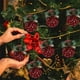 thumbnail image 5 of mfyjkho piezas de agujas de pino de arpillera, piñas y bolas de espuma para decorar el árbol de Navidad, 8 cm, adornos navideños para decoración festiva., 5 of 7