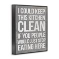 thumbnail image 2 of Stupell Industries Rustic Lodge I Could Keep Kitchen Clean Funny Black Framed Giclee Art, 11 x 14, by Lil' Rue, 2 of 7