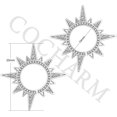thumbnail image 2 of 2PCS Sun Fake Nipple Rings Non Piercing Fake Nipple Piercing Ring Clear Non Piercing Nipple Rings Fake Nipple Hoop, 2 of 5