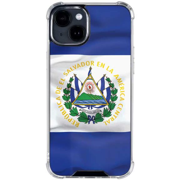 Skinit El Salvador Flag iPhone 14 Plus Clear Case