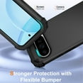 thumbnail image 3 of Decase Compatible with Google Pixel 10 /10 Pro 2025 Phone Case,Shockproof Three Layer Heavy Duty Soft Silicone Rubber Bumper+Hard Plastic Hybrid Protective Case for Google Pixel 10 /10 Pro,Black, 3 of 7