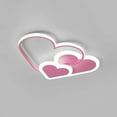 thumbnail image 6 of Heart Shape Ceiling Light LED Chandelier Pendant Lamp for Kids' Bedroom Decor, 6 of 8