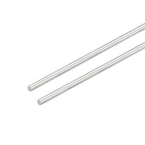 Uxcell 304 Stainless Steel Round Rods 4mm x 400mm for DIY Craft, 2 Pack