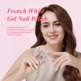 thumbnail image 7 of Saviland French Manicure Kit - French Tip Nail Stamp with White Gel Nail Polish Set, Jelly Silicone Nail Stamper Nail Stamper Kit for French Nails, 7 of 7