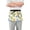 Cartoon Animals Frogs, variant on Cute Dinosaur Server Apron with 3 Pockets Waterproof Waitress Waist Short Apron for Man Woman 12 Inches