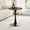 23.6" Walnut+Black, variant on StnTalk 23.6" Bistro Table for Small Space, Round Dining Table with MDF Wood Top and Metal Pedestal Base, Modern Kitchen Table for Apartment Breakfast Nook