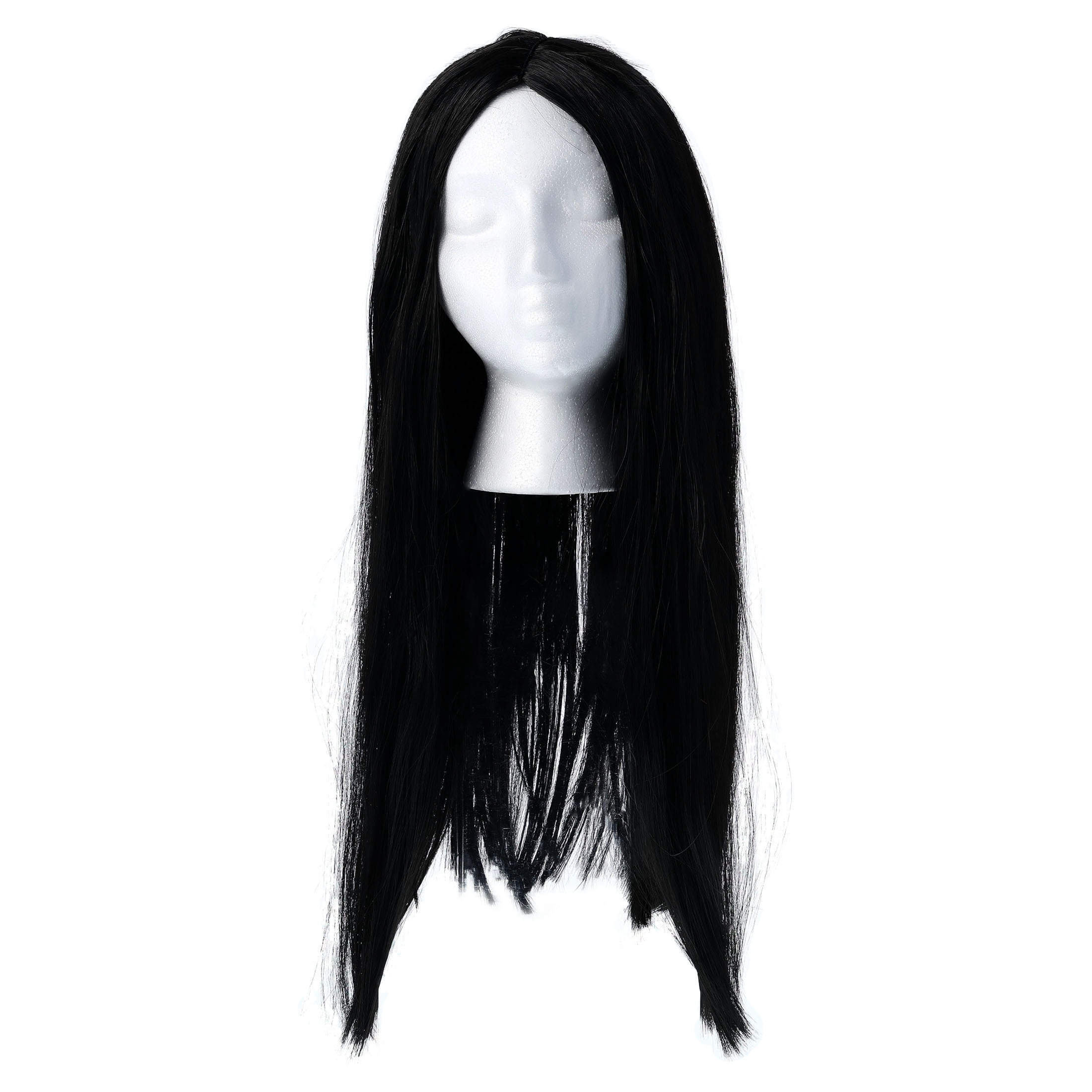 Witch Wig Costume Accessory for Adults, Black, 24", Halloween by Way To Celebrate