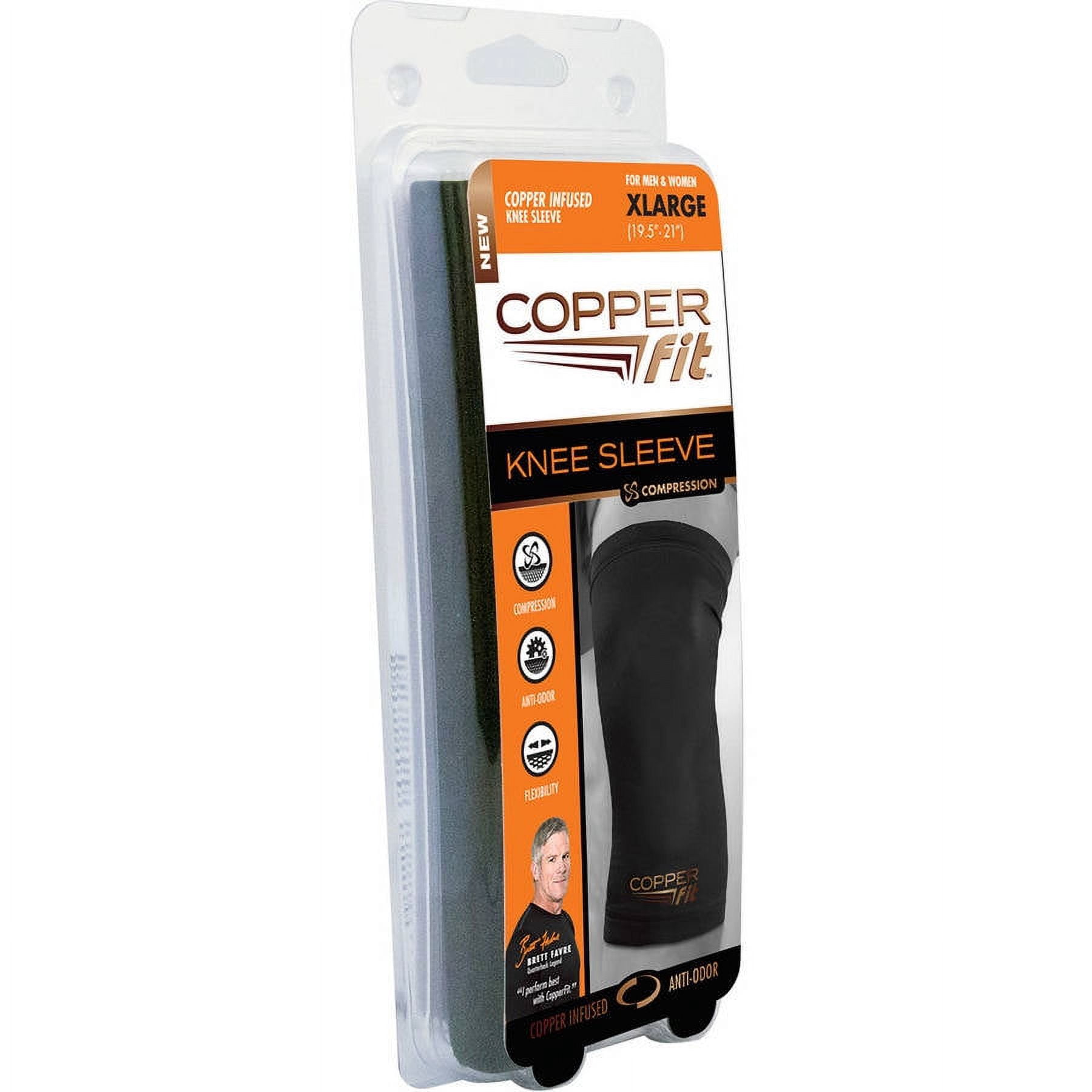 Copper Fit Compression Knee Sleeve, X-Large