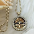 thumbnail image 3 of Stylish New Arrival Tree of Life Design Alloy Round Keychain Anniversary Gift Accessory, 3 of 6