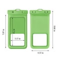 thumbnail image 3 of Pisexur - Funda impermeable para teléfono (IPX8) para hombre, ideal para playa, con cordón, compatible con teléfonos de hasta 7,2 pulgadas, para niños y organizador de dispositivos electrónicos., 3 of 7