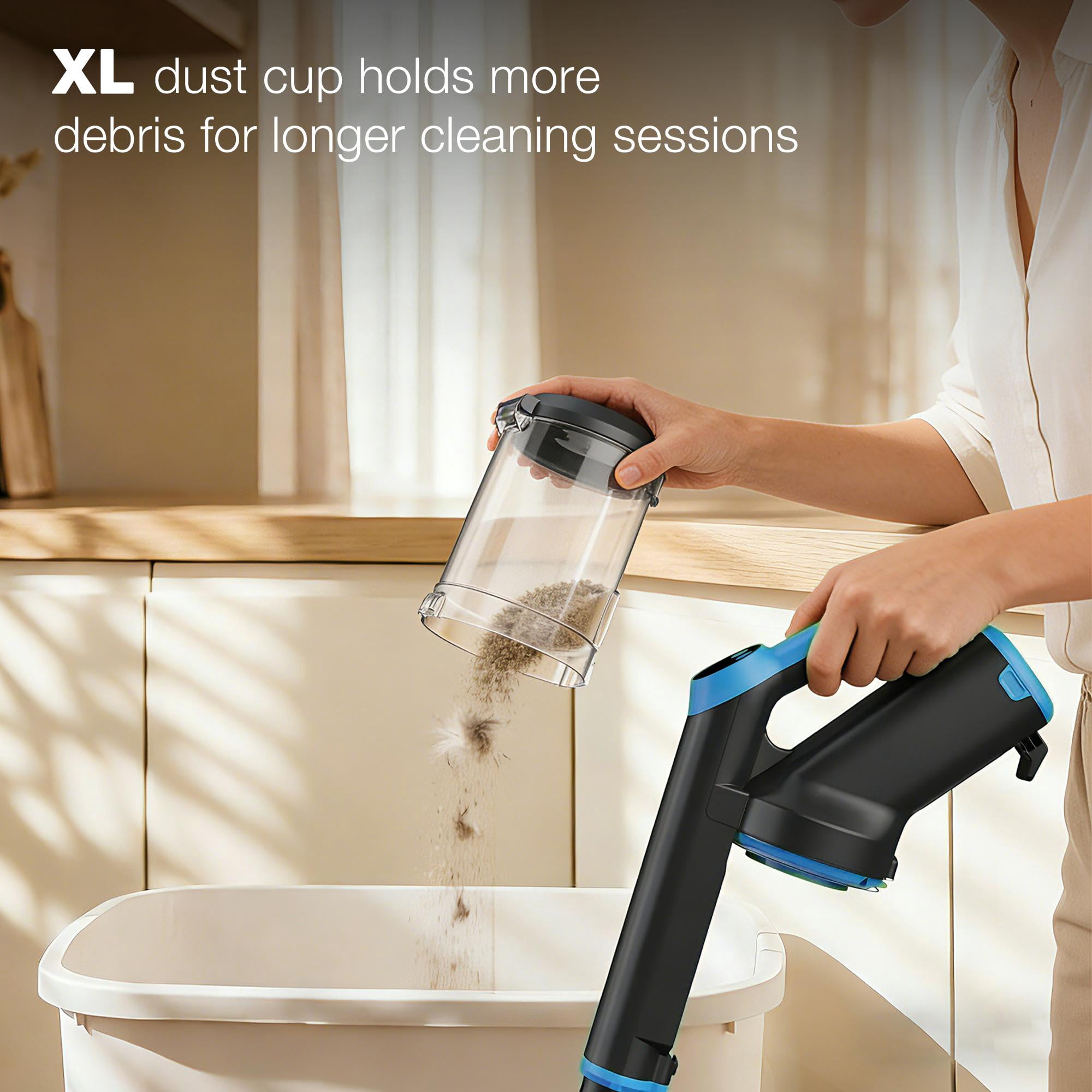 Maircle Cordless Vacuum Cleaner, 40Kpa Powerful Suction Stick Vacuum with LED Display for Home Carpet Hard Floor Pet Hair