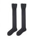 thumbnail image 1 of Zhuge 3 pares de calcetines por encima de la rodilla, calcetines hasta la rodilla, medias altas hasta el muslo, calcetines hasta la rodilla para mujer, para cosplay de niña,gris, 1 of 2