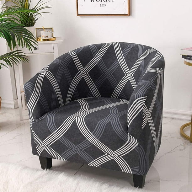 Fundas para sillones Miuline ATopoler Tub Tub Chair, funda de sofá de fibra de poliéster, funda de sillón club extraíble y lavable, funda de sofá para comedor, sala de estar y oficina.