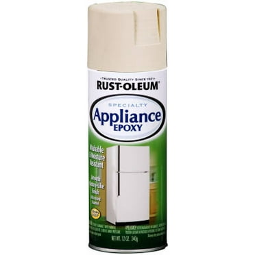 Rust-Oleum 210372 Specialty Appliance Epoxy Enamel Spray, 12 Oz, Biscuit Gloss